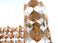 Load image into Gallery viewer, Fred Press Signed Mid-Century Golden Ice Highball Glasses (Set of 4)
