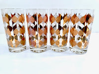 Load image into Gallery viewer, Fred Press Signed Mid-Century Golden Ice Highball Glasses (Set of 4)
