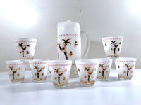 Load image into Gallery viewer, Gay Fad 1950&#39;s Court Jester 10-Piece Cocktail Bar Set
