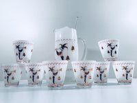 Load image into Gallery viewer, Gay Fad 1950&#39;s Court Jester 10-Piece Cocktail Bar Set
