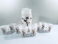 Load image into Gallery viewer, Gay Fad 1950&#39;s Court Jester 10-Piece Cocktail Bar Set
