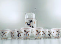 Load image into Gallery viewer, Gay Fad 1950&#39;s Court Jester 10-Piece Cocktail Bar Set
