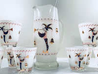 Load image into Gallery viewer, Gay Fad 1950&#39;s Court Jester 10-Piece Cocktail Bar Set
