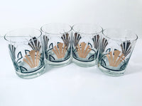Load image into Gallery viewer, Art Deco Styled Double Old Fashion Glasses (Set of 4)
