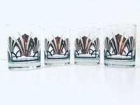 Load image into Gallery viewer, Art Deco Styled Double Old Fashion Glasses (Set of 4)
