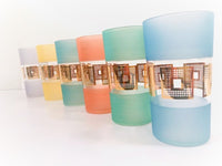 Load image into Gallery viewer, Mid-Century Modern Pastel Glasses (Set of 6)
