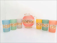 Load image into Gallery viewer, Bartlett Collins Mid-Century Modern 7-Piece Whiskey Set
