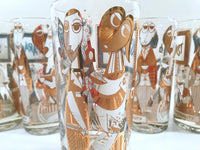 Load image into Gallery viewer, Georges Briard Signed Mid-Century Your Pickled Personality Highball Glasses (Set of 7)
