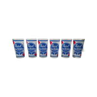 Load image into Gallery viewer, Pabst Blue Ribbon Beer Glasses (Set of 6)
