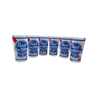 Load image into Gallery viewer, Pabst Blue Ribbon Beer Glasses (Set of 6)
