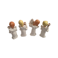 Load image into Gallery viewer, Commodore Heavenly Noel Angels Candle Holder Set
