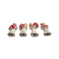 Load image into Gallery viewer, Commodore Heavenly Noel Angels Candle Holder Set

