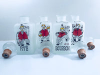 Load image into Gallery viewer, Gay Fad Mid-Century Scotch, Rye, Bourbon and Gin 4-Piece Decanter Set
