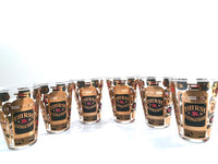 Load image into Gallery viewer, Georges Briard Signed Mid-Century Thirst Extinguisher Martini-Whiskey Bar Set (Set of 6 with Pitcher)
