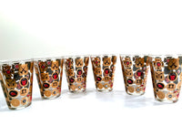 Load image into Gallery viewer, Georges Briard Signed Mid-Century Thirst Extinguisher Martini-Whiskey Bar Set (Set of 6 with Pitcher)
