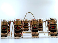 Load image into Gallery viewer, Georges Briard Signed Mid-Century Thirst Extinguisher Bar Set (Set of 8 with Carrier)
