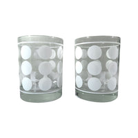 Load image into Gallery viewer, Georges Briard Signed Mid-Century White Dot 2-Piece Cocktail Set
