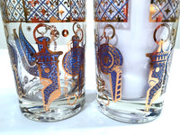 Load image into Gallery viewer, Georges Briard Signed Mid-Century Wet Your Whistle Highball Glasses (Set of 2)
