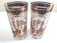 Load image into Gallery viewer, Georges Briard Signed Mid-Century Wet Your Whistle Highball Glasses (Set of 2)
