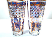 Load image into Gallery viewer, Georges Briard Signed Mid-Century Tapered Wet Your Whistle Highball Glasses (Set of 2)
