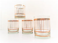 Load image into Gallery viewer, Culver Signed Mid-Century 22-Karat Gold Devon Double Old Fashion Glasses (Set of 4)
