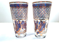 Load image into Gallery viewer, Georges Briard Signed Mid-Century Tapered Wet Your Whistle Highball Glasses (Set of 2)
