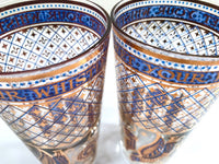 Load image into Gallery viewer, Georges Briard Signed Mid-Century Tapered Wet Your Whistle Highball Glasses (Set of 2)
