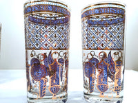 Load image into Gallery viewer, Georges Briard Signed Mid-Century Wet Your Whistle Highball Glasses (Set of 4)
