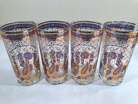 Load image into Gallery viewer, Georges Briard Signed Mid-Century Wet Your Whistle Highball Glasses (Set of 4)
