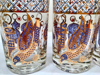 Load image into Gallery viewer, Georges Briard Signed Mid-Century Wet Your Whistle Highball Glasses (Set of 4)
