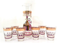 Load image into Gallery viewer, Gay Fad Signed Garden of Allah Mid-Century 7-Piece Bar Set
