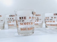 Load image into Gallery viewer, Gay Fad Vintage On The Rocks Glasses (Set of 6)
