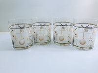 Load image into Gallery viewer, Culver Signed Mid-Century Golf Double Old Fashion Glasses (Set of 4)
