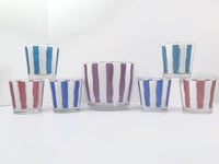 Load image into Gallery viewer, Libbey Festive Striped 7-piece Cocktail Set
