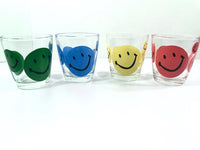 Load image into Gallery viewer, Hazel Atlas Retro Smiley Face Glasses (Set of 4)
