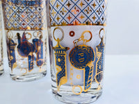 Load image into Gallery viewer, Georges Briard Signed Mid-Century Wet Your Whistle Highball Glasses (Set of 4)
