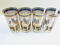 Load image into Gallery viewer, Georges Briard Signed Mid-Century Wet Your Whistle Highball Glasses (Set of 4)
