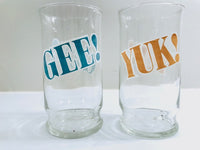 Load image into Gallery viewer, Brockway Vintage Retro Super Slang Glasses (Set of 8)
