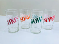 Load image into Gallery viewer, Brockway Vintage Retro Super Slang Glasses (Set of 8)
