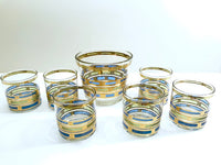 Load image into Gallery viewer, Culver Mid-Century Empress 7-Piece Cocktail Bar Set
