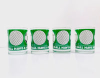 Load image into Gallery viewer, Georges Briard Signed Have a Ball Double Old Fashion Glasses (Set of 4)
