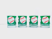 Load image into Gallery viewer, Georges Briard Signed Have a Ball Double Old Fashion Glasses (Set of 4)
