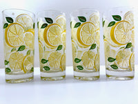Load image into Gallery viewer, Culver Signed Mid-Century Lemon Highball Glasses (Set of 4)
