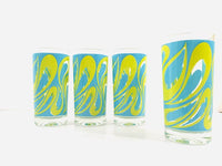Load image into Gallery viewer, Colonial Can Company Psychedelic Retro Waves Glasses (Set of 4)
