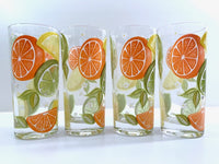 Load image into Gallery viewer, Culver Signed Mid-Century Citrus Highball Glasses (Set of 4)
