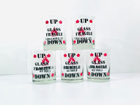 Load image into Gallery viewer, Vintage Flammable Liquid Double Old Fashion Glasses (Set of 5)
