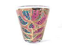 Load image into Gallery viewer, Georges Briard Signed Mid-Century Stained Glass Poinsettia Glasses (Set of 4)
