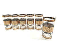 Load image into Gallery viewer, Culver Signed Mid-Century 22-Karat Gold Samoa Glasses (Set of 6)
