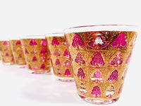 Load image into Gallery viewer, Culver - Signed Mid-Century 22 Karat Gold and Amethyst Glasses (Set of 6)
