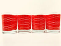 Load image into Gallery viewer, Georges Briard Signed Santa Flamingo Double Old Fashion Glasses (Set of 4)
